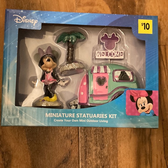Disney Accents Minnie Mouse Miniature Statuaries Kit Poshmark